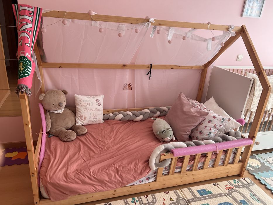 Cama estilo montessori