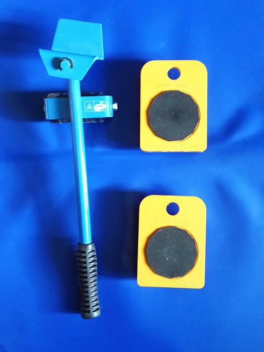 Zestaw do przesuwania mebli 2x podstawki + dźwignia