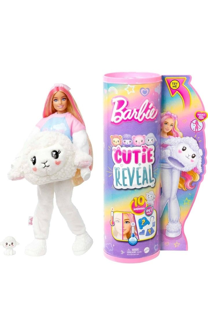 Barbie cutie reveal Новинки! Змінює колі