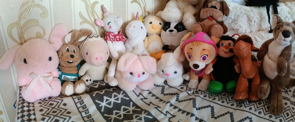 Лот игрушки мягкие