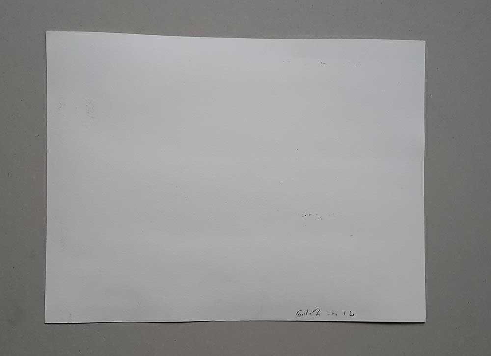 Górski pejzaż wiosenny, tempera na kartonie