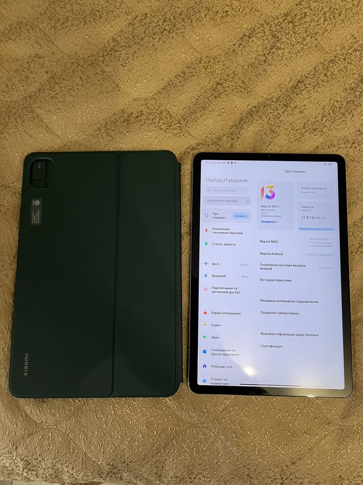 Планшет Xiaomi Pad 5 6/256GB + чехол-клавиатура | Как новый