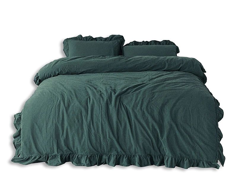 Limasso Pościel bawełniana Exclusive Dark Green 160x200