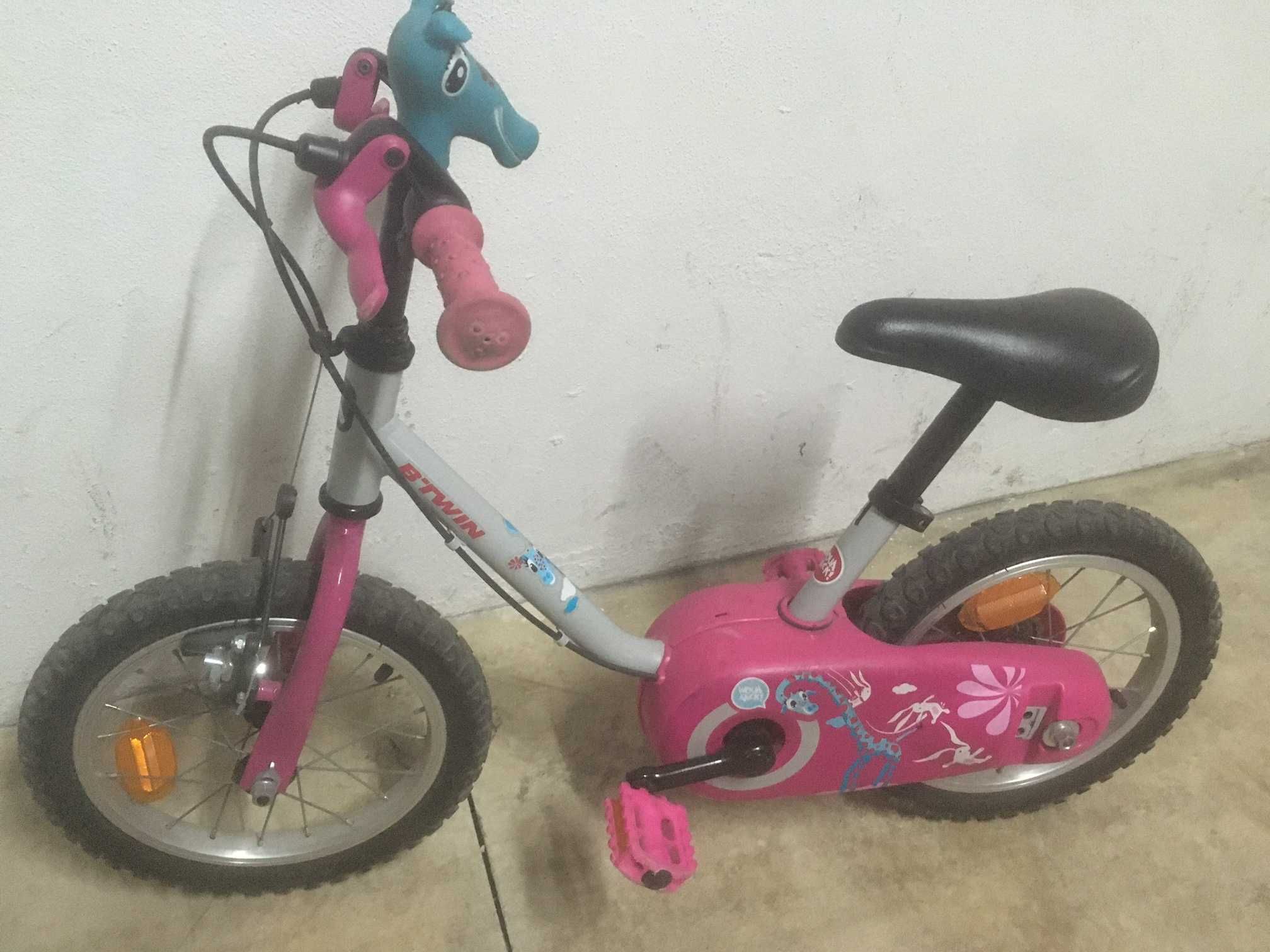 Bicicleta criança Menina BTWIN Roda 14  3 a 5 Anos