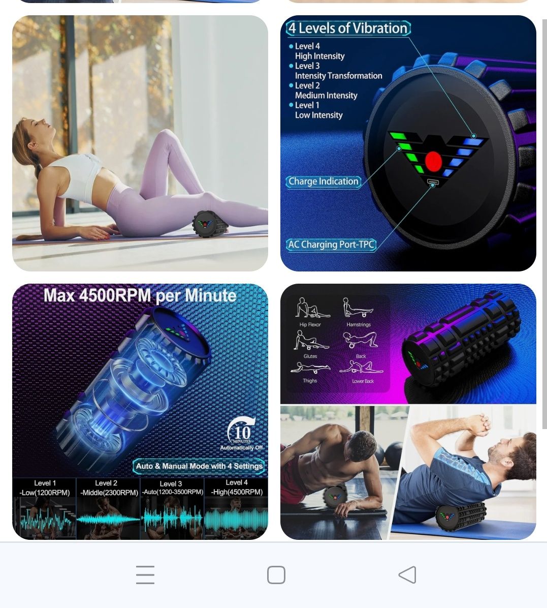 Roller Wałek wibracyjny do masażu Smart Foam Roller