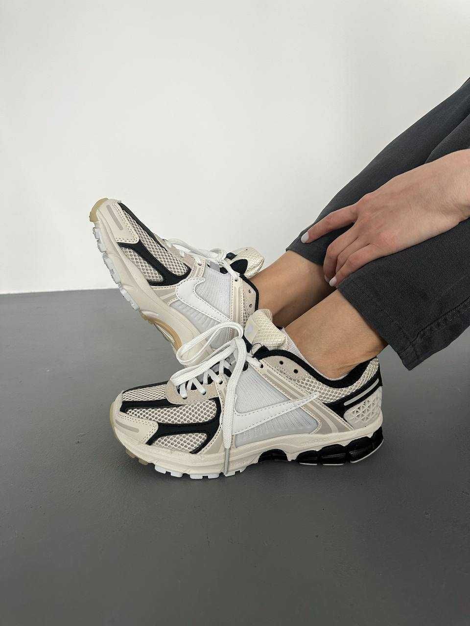 Кросівки Nike Zoom Vomero 5 Beige Black / кроси Найк Зум Вомеро 5 беж