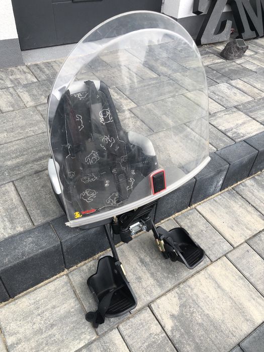 Fotelik rowerowy przedni Bobike