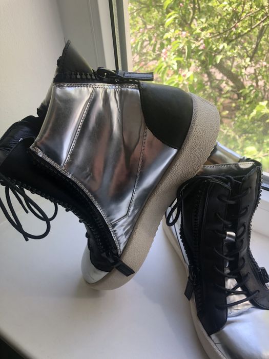 Ботільони сліпи Шкіряні Ботинки Слиппоны