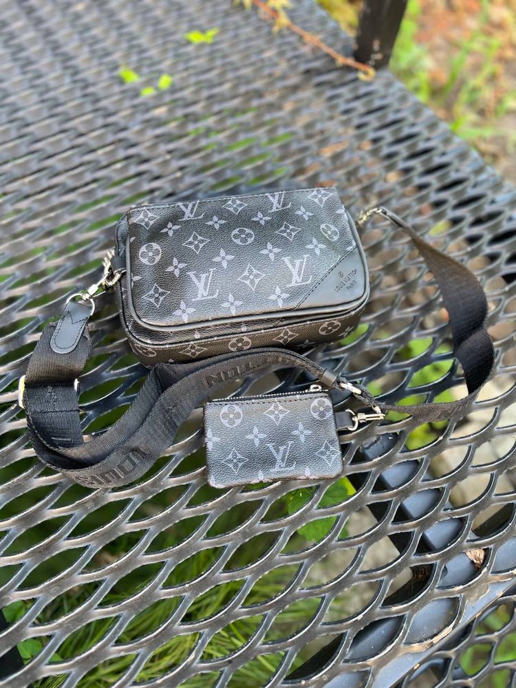 Мужская сумка через плечо Louis Vuitton/Барсетка/ Чоловіча сумка