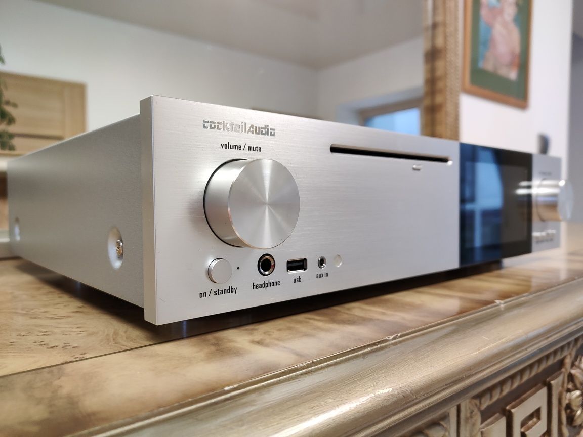 streamer sieciowy DAC CocktailAudio X40 - srebrny