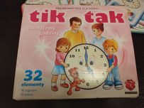 Gra edukacyjna tik tak  poznajemy godziny