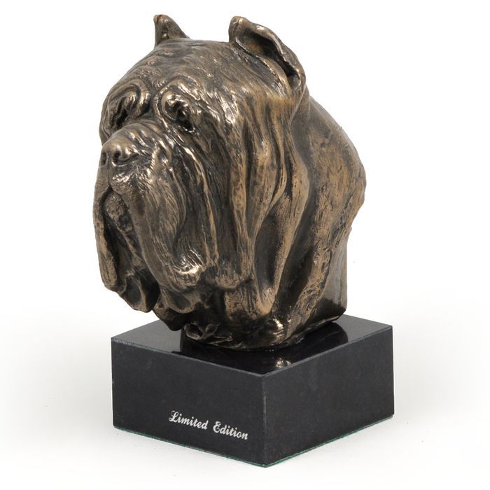 Mastif neapolitański głowa na kamieniu Art-Dog