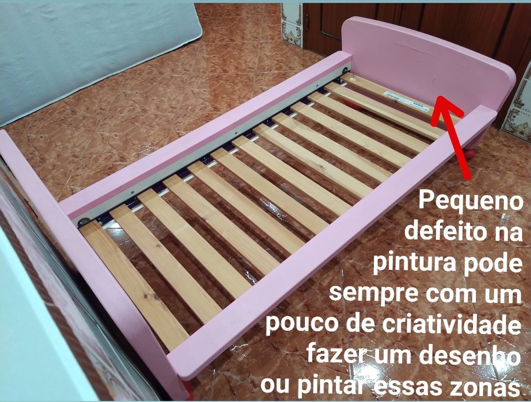 Cama para criança bebé menina casa quarto apartamento vivenda carro.