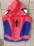 Ręcznik plażowy kąpielowy z kapturem Spiderman