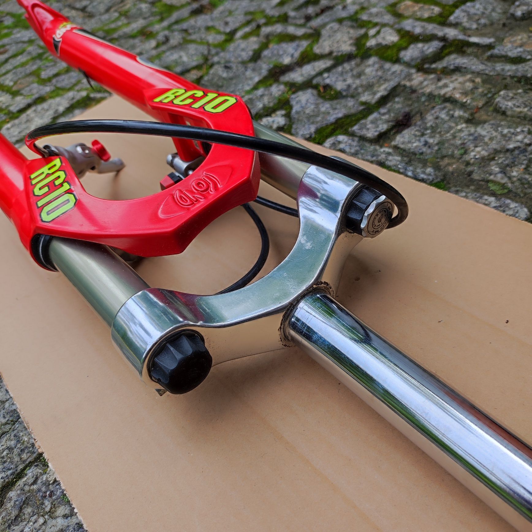 Widelec Magura Quake rond RC10 mtb xc retro