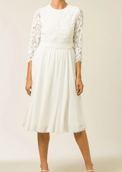 Sukienka koktajlowa r. 44, ślub cywilny