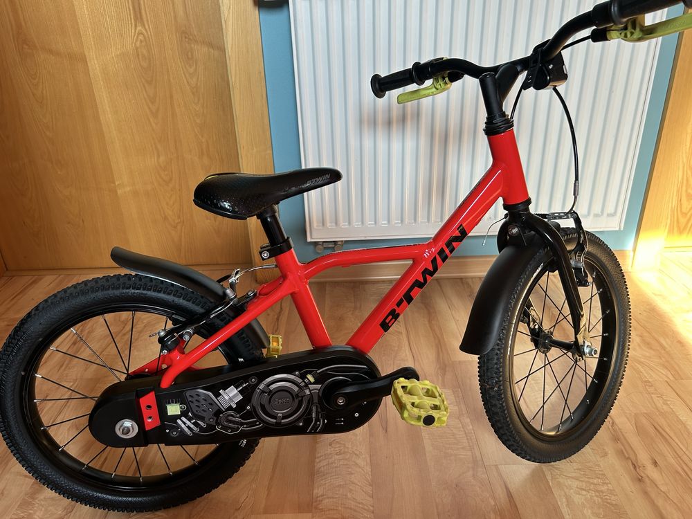 Rowerek dzieciecy Btwin 900 Alu Racing 16 cali 7,3 kg
