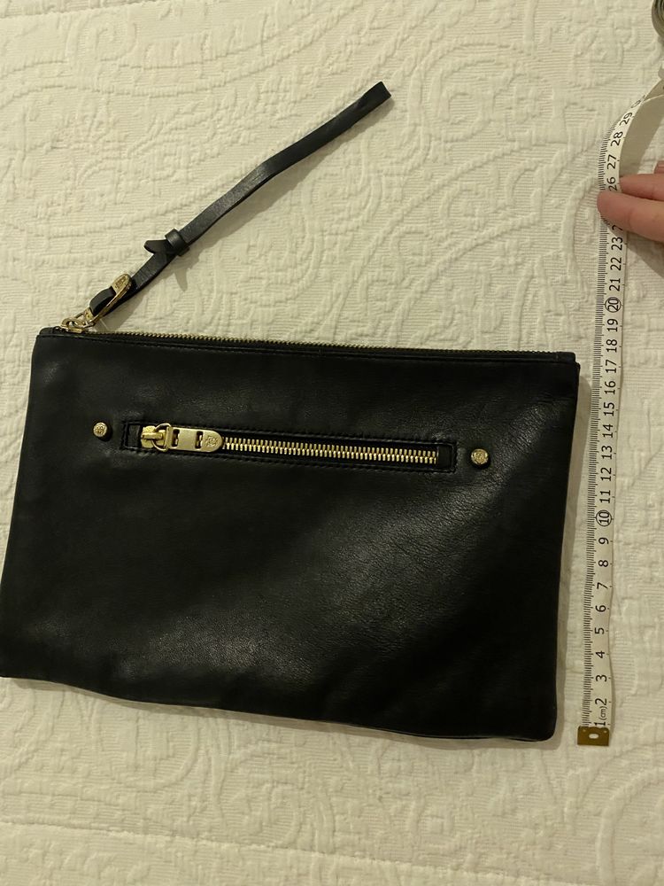 Carteira/clutch em pele, MassimoDutti