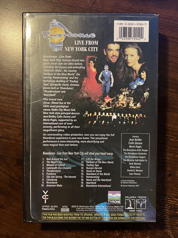 „Riverdance” kaseta VHS