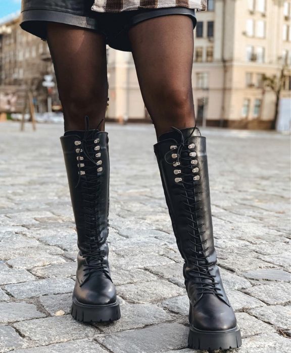 Теплі шкіряні чоботи Alian curdas