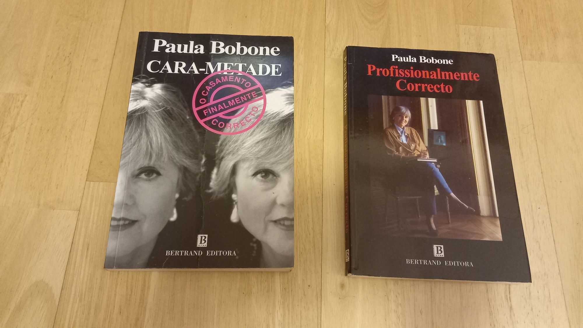 Conjunto de dois livros de Paula Bobone