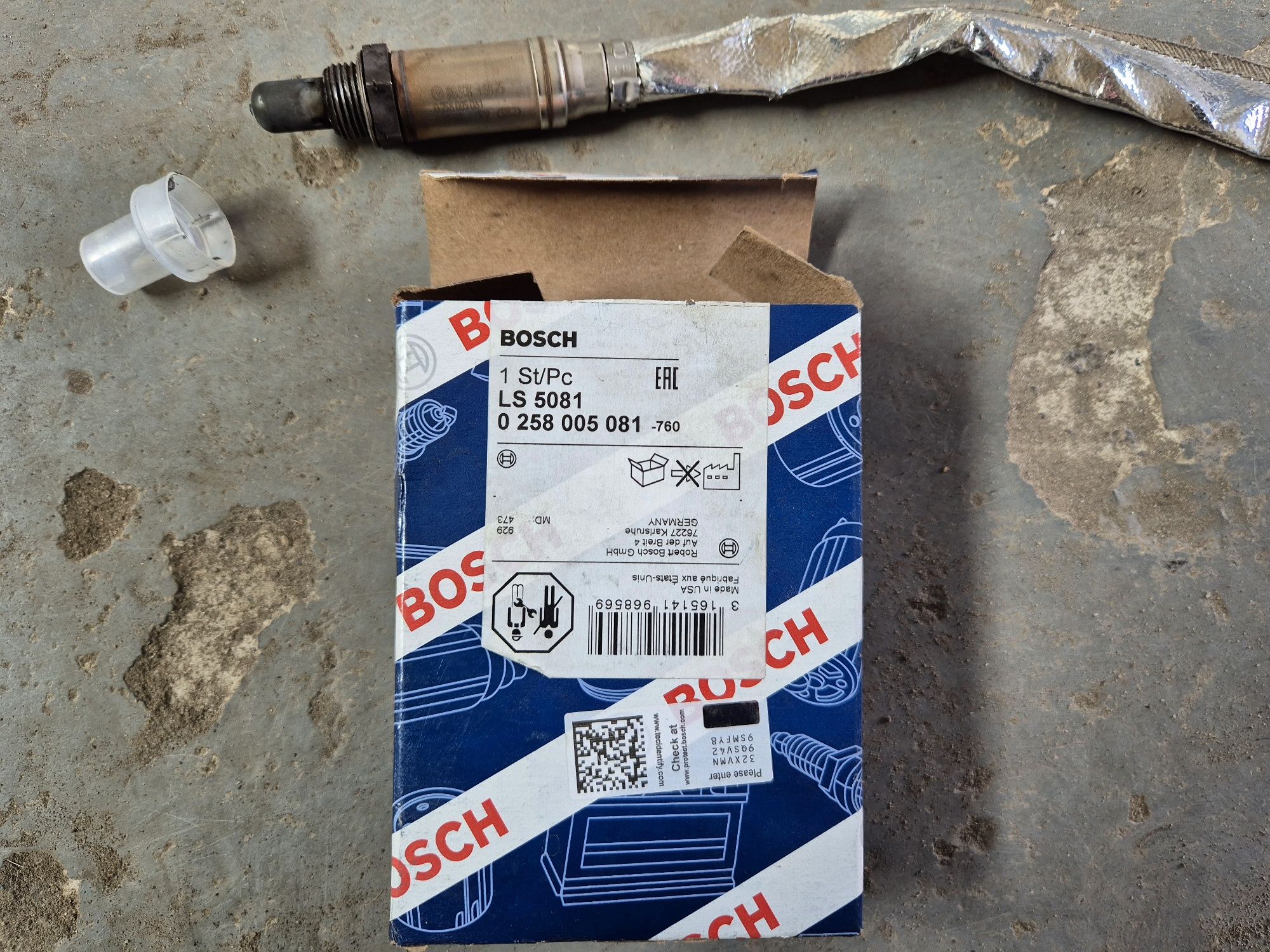 Лямбда зонд Bosch 0258005081, до agu