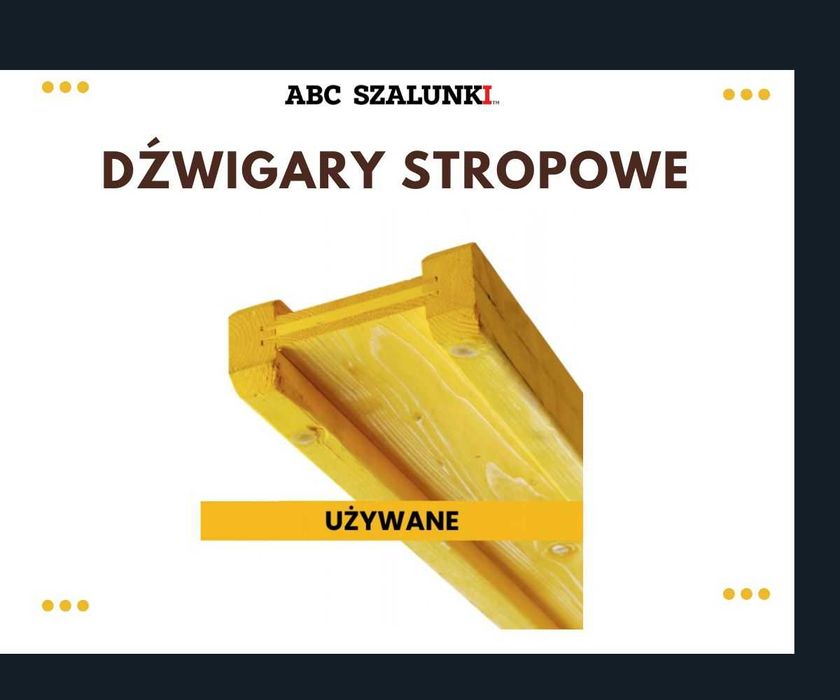 Dźwigary budowalne używany H20 szalunek stropowy doki