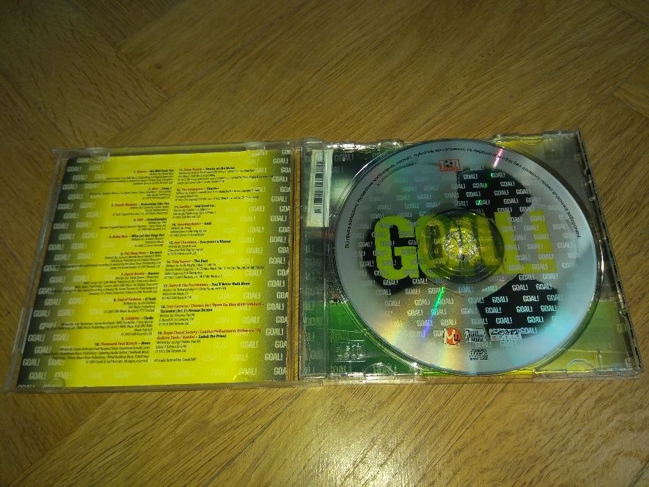 Музыкальный компакт CD диск Goal! Лучшие хиты футбольных фанатов
