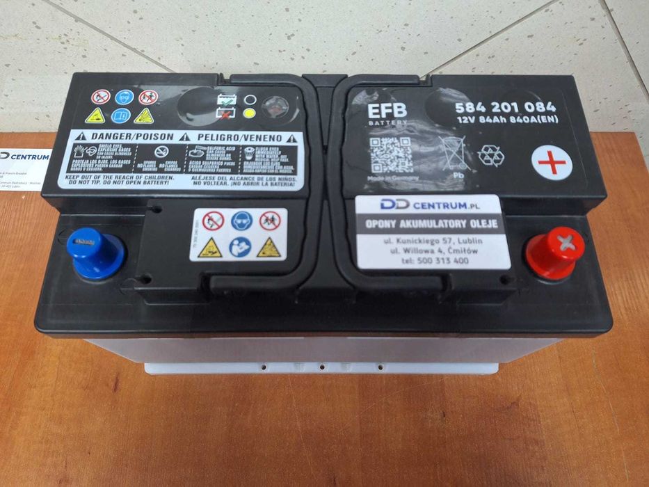 Nowy akumulator MOLL OE EFB 84Ah 80Ah 82Ah 83Ah 85Ah 88Ah