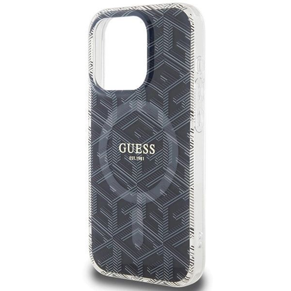 Etui Guess Iml Gcube Magsafe Na Iphone 15 Pro - Czarne