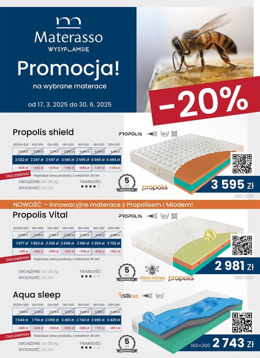 Łóżko Vanessa Comforteo  160x200 Łóżka na wymiar