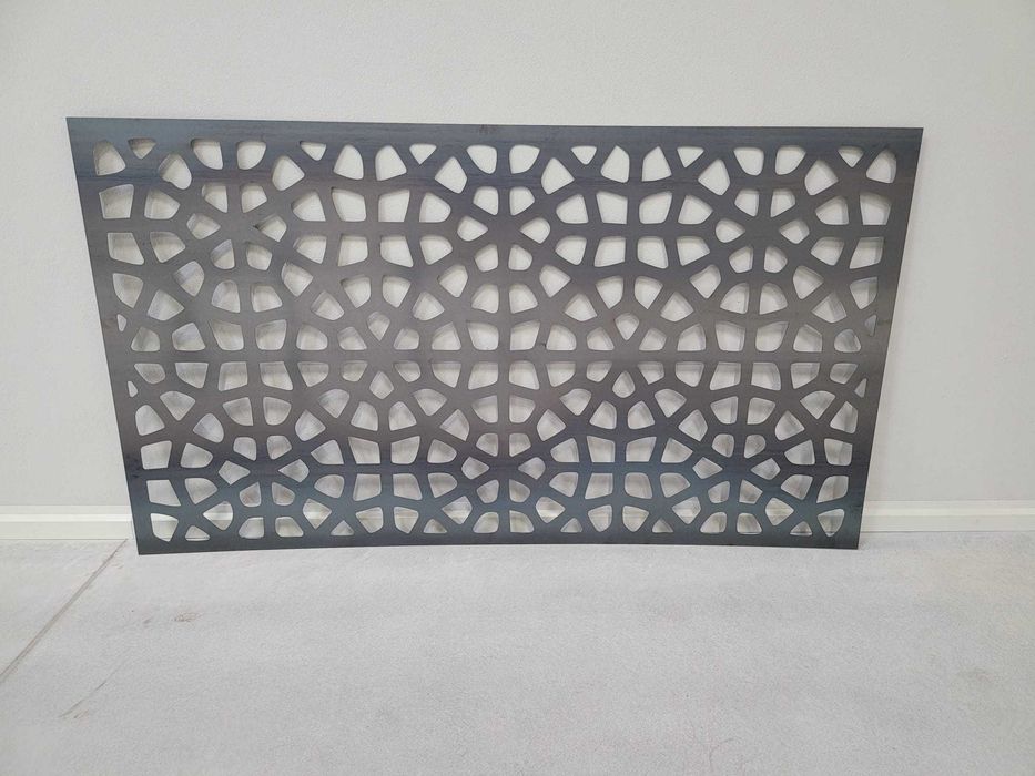 Przęsło panel dekoracyjny ogrodzeniowy  stalowy nowoczesny ażurowy CNC