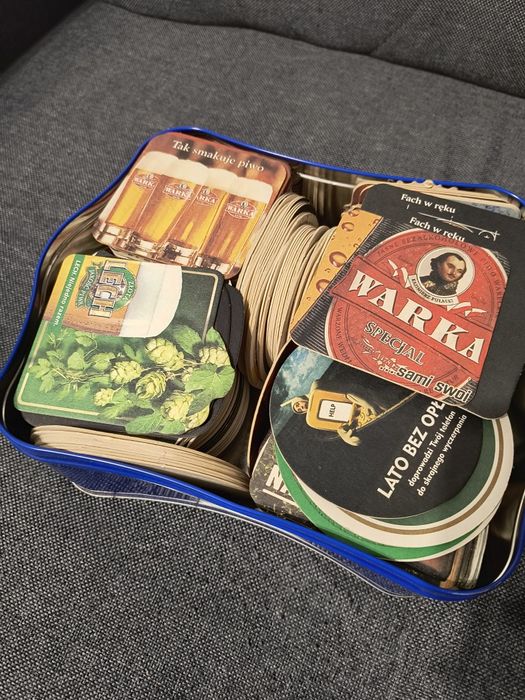 Podstawki pod kufle z piwa