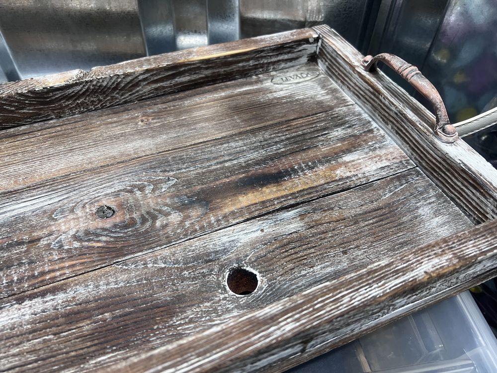 Підніс деревʼяний hand made в стилі рустік