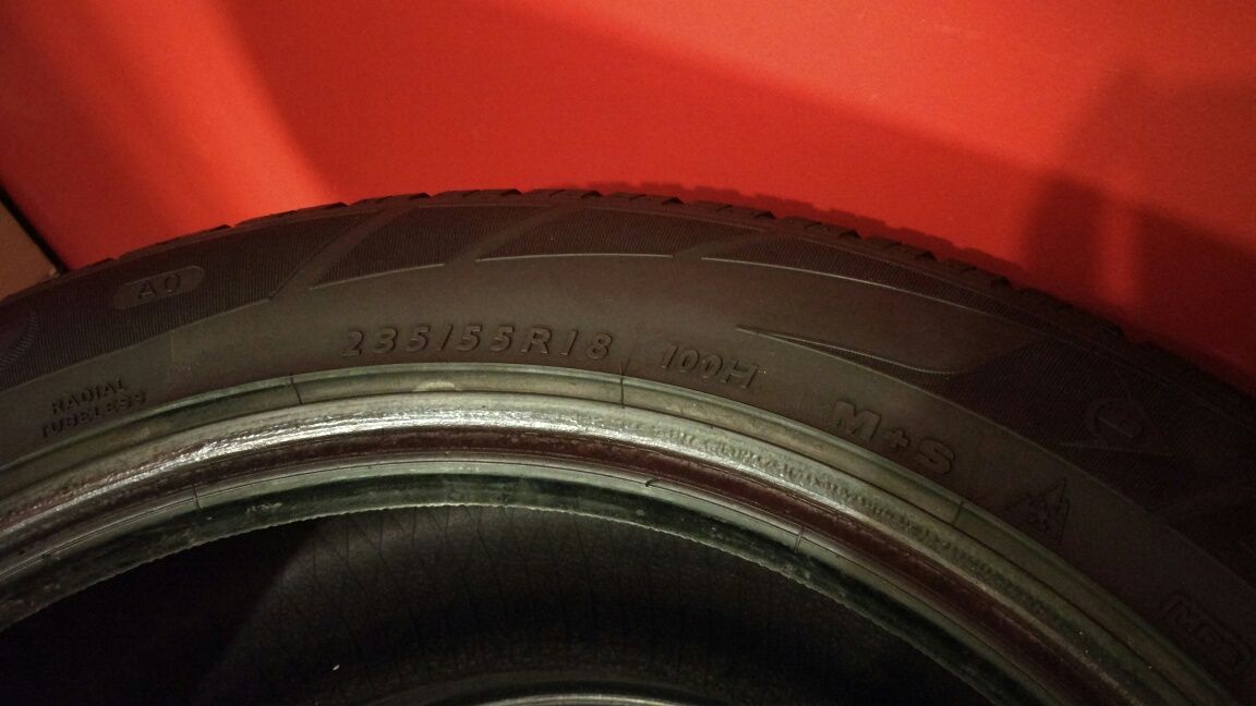 235/55 r18 2x Dunlop, 2x Falken, (Tuareg, e65, a8)