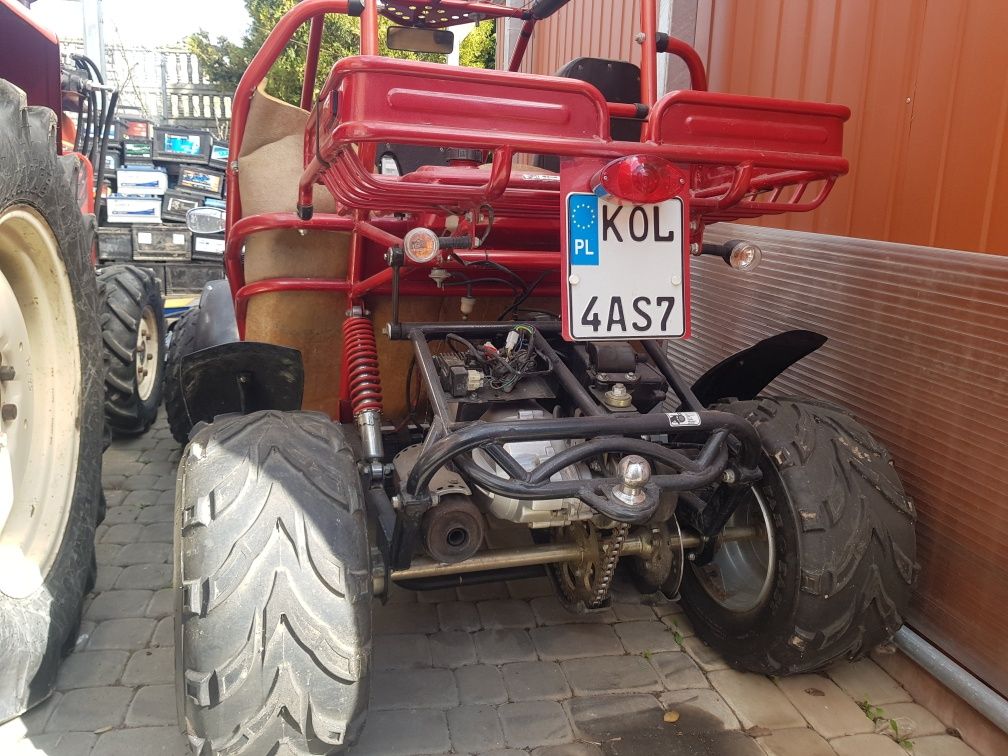 Buggy kasea 150 duży 2 osoby dorosłe gokart quad wsteczny