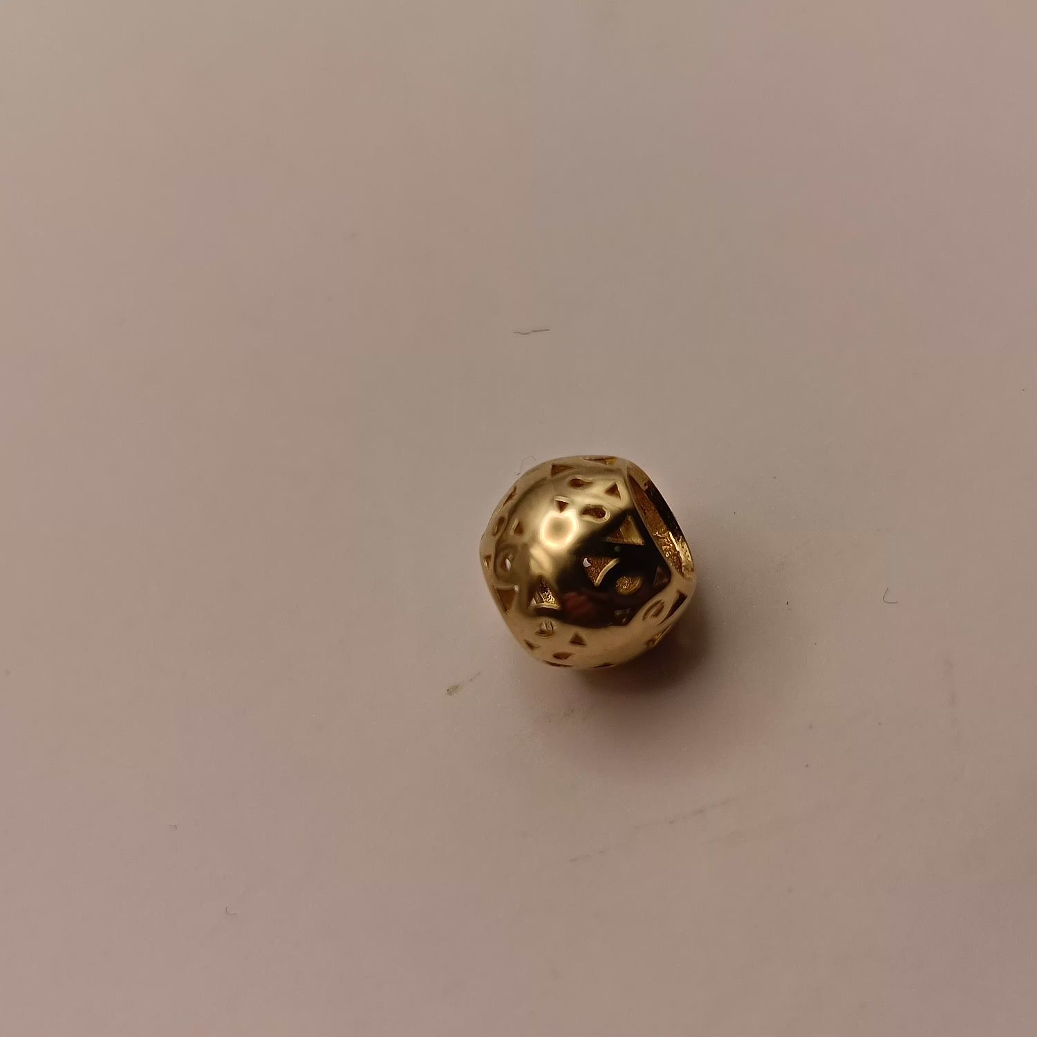 Złoty Charms do Bransoletki Modułowej Pr.585 Nowy Zapraszamy