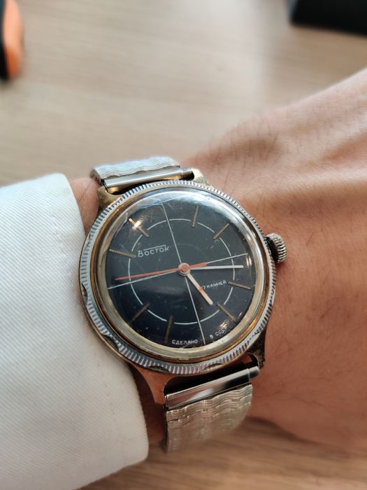 Zegarek mechaniczny Wostok, stary zegarek radziecki