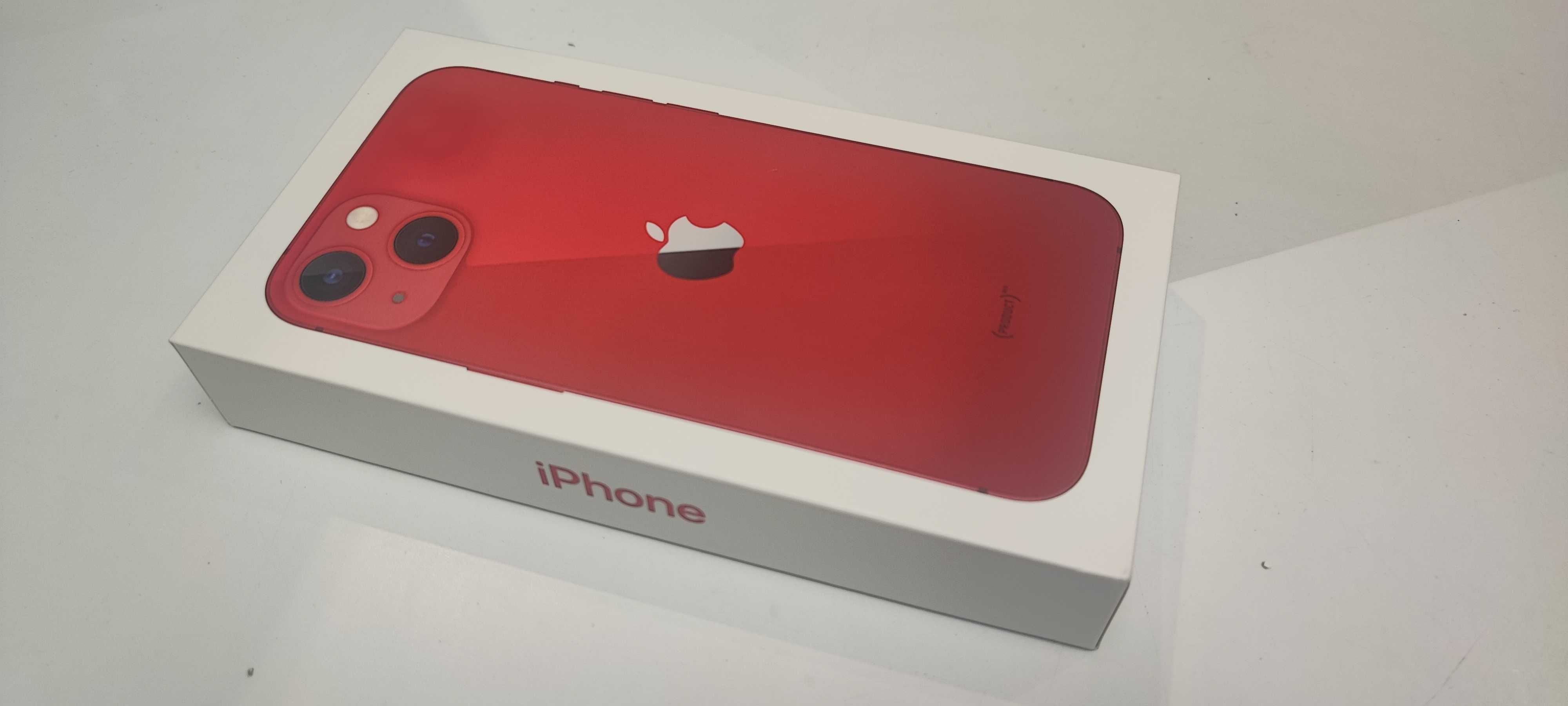 NOWY Telefon ZAPLOMBOWANY Apple iPhone 13 128GB RED Czerwony