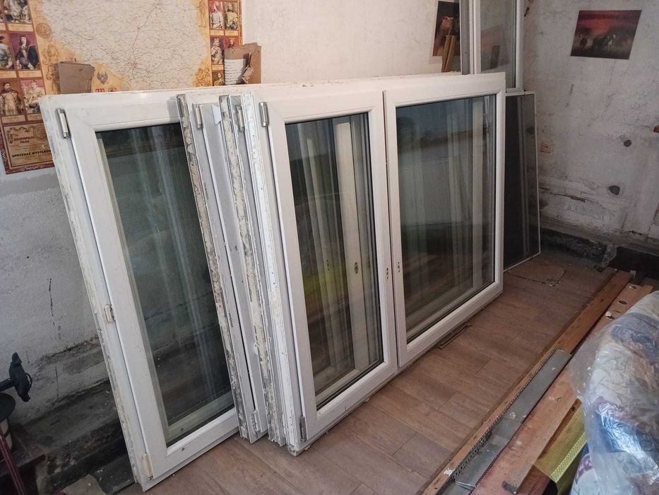Okna plastikowe z demontażu. Stan bardzo dobry.