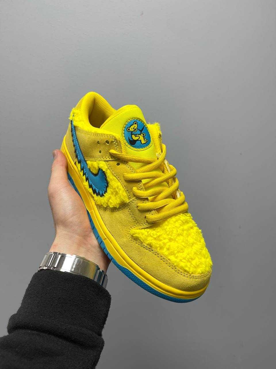 (унісекс)кросівки Nike SB Dunk Low x Grateful Dead Bears Opti Yellow