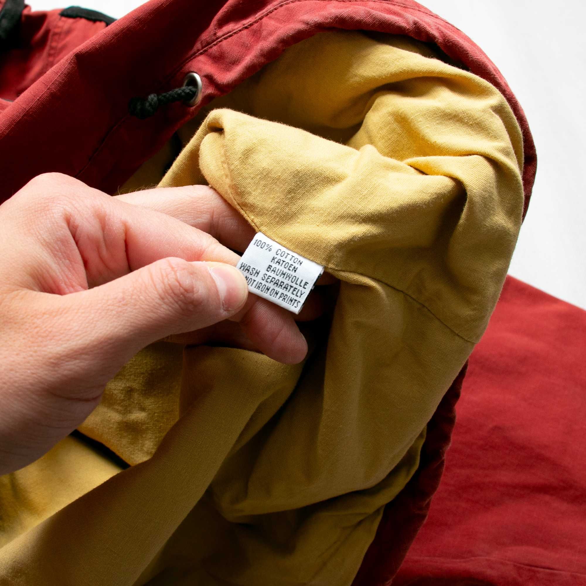 Scotch & Soda vintage kurtka przez głowę z kołnierzem L rdzawy polo
