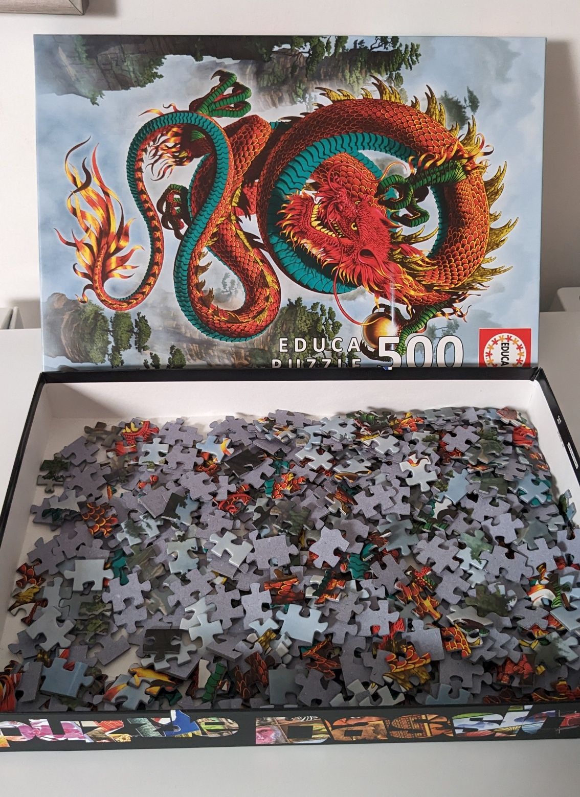 Puzzle dragão 500 peças