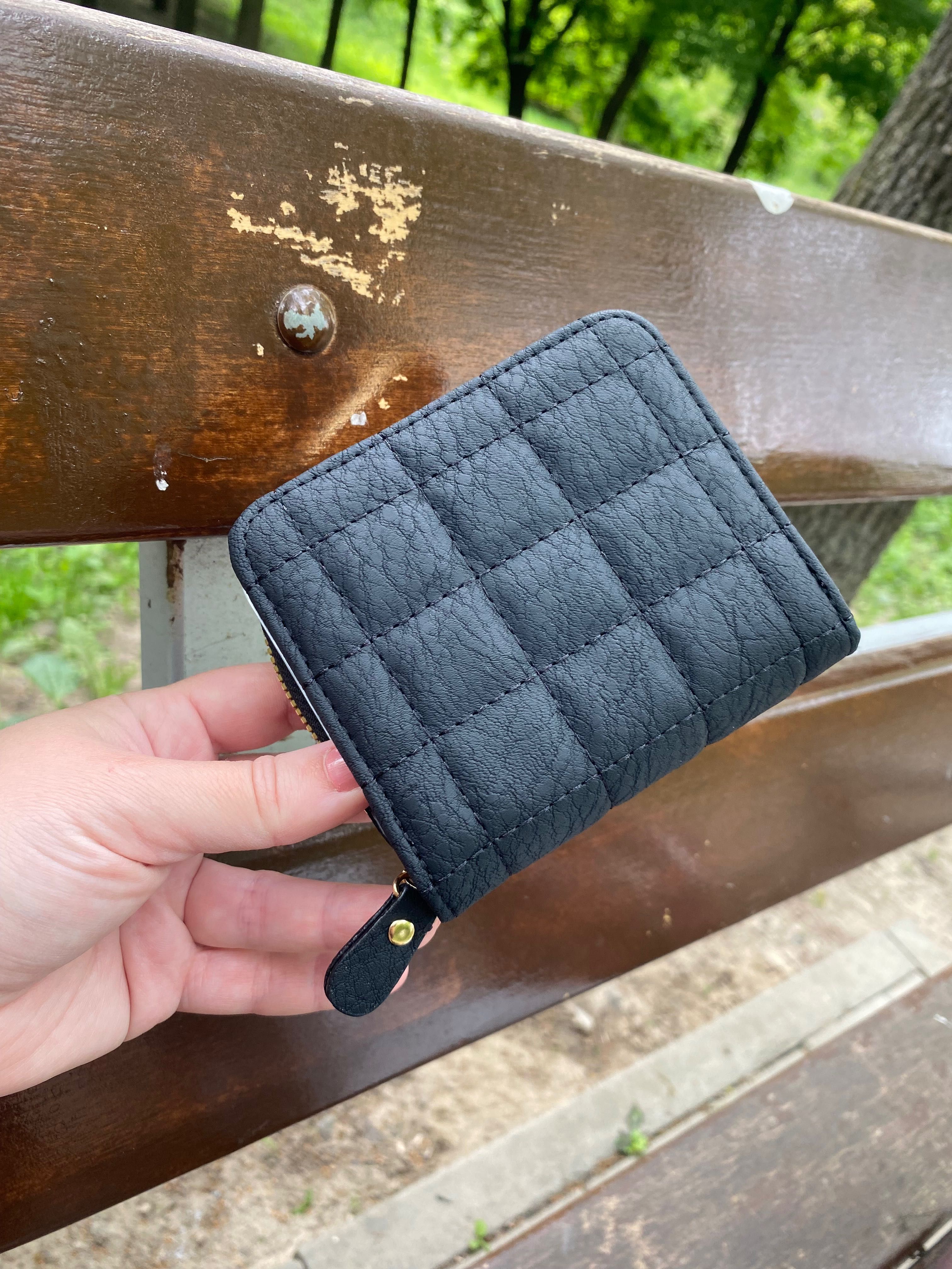 Новий гаманець клатч кошелек візитниця Сумочка чорна крос боди