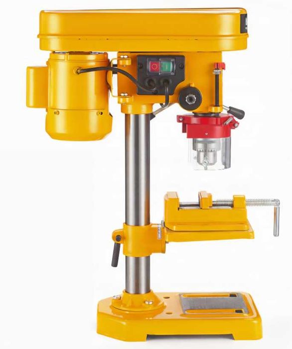 Wiertarka Stołowa Kolumnowa Indukcyjna Słupowa 1700W + Imadło Końcówki