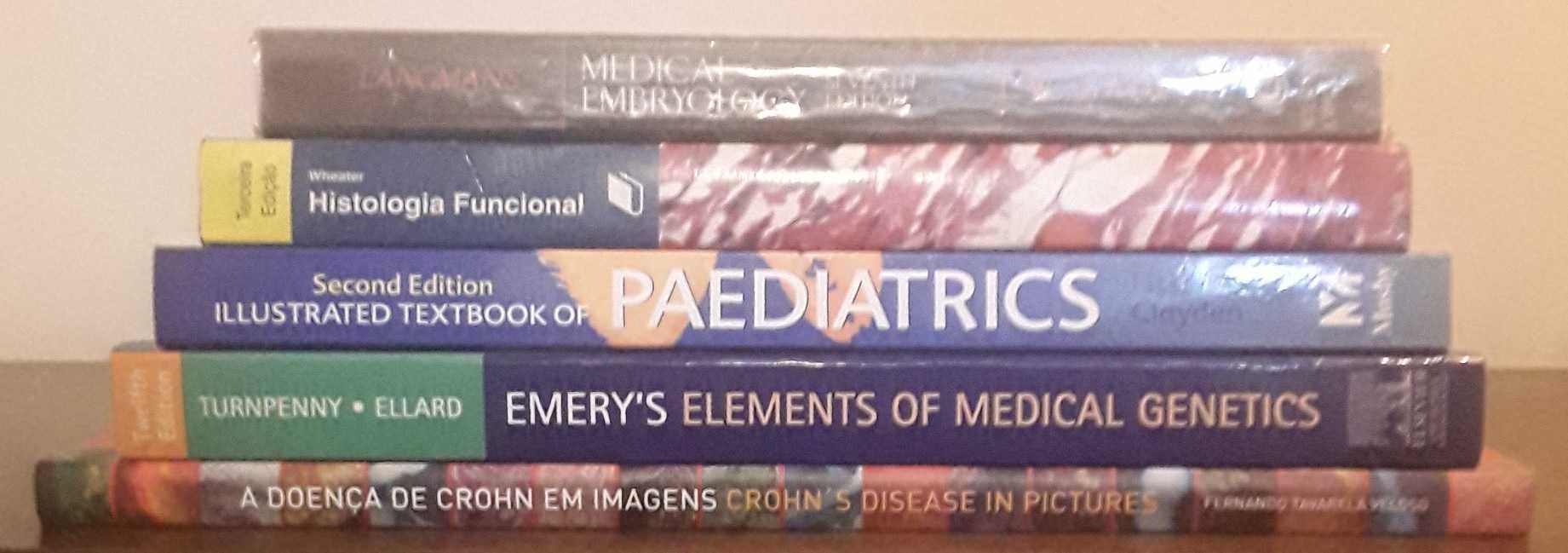 Livros de Medicina, Anatomia, Biologia, Farmacologia, Genética, etc