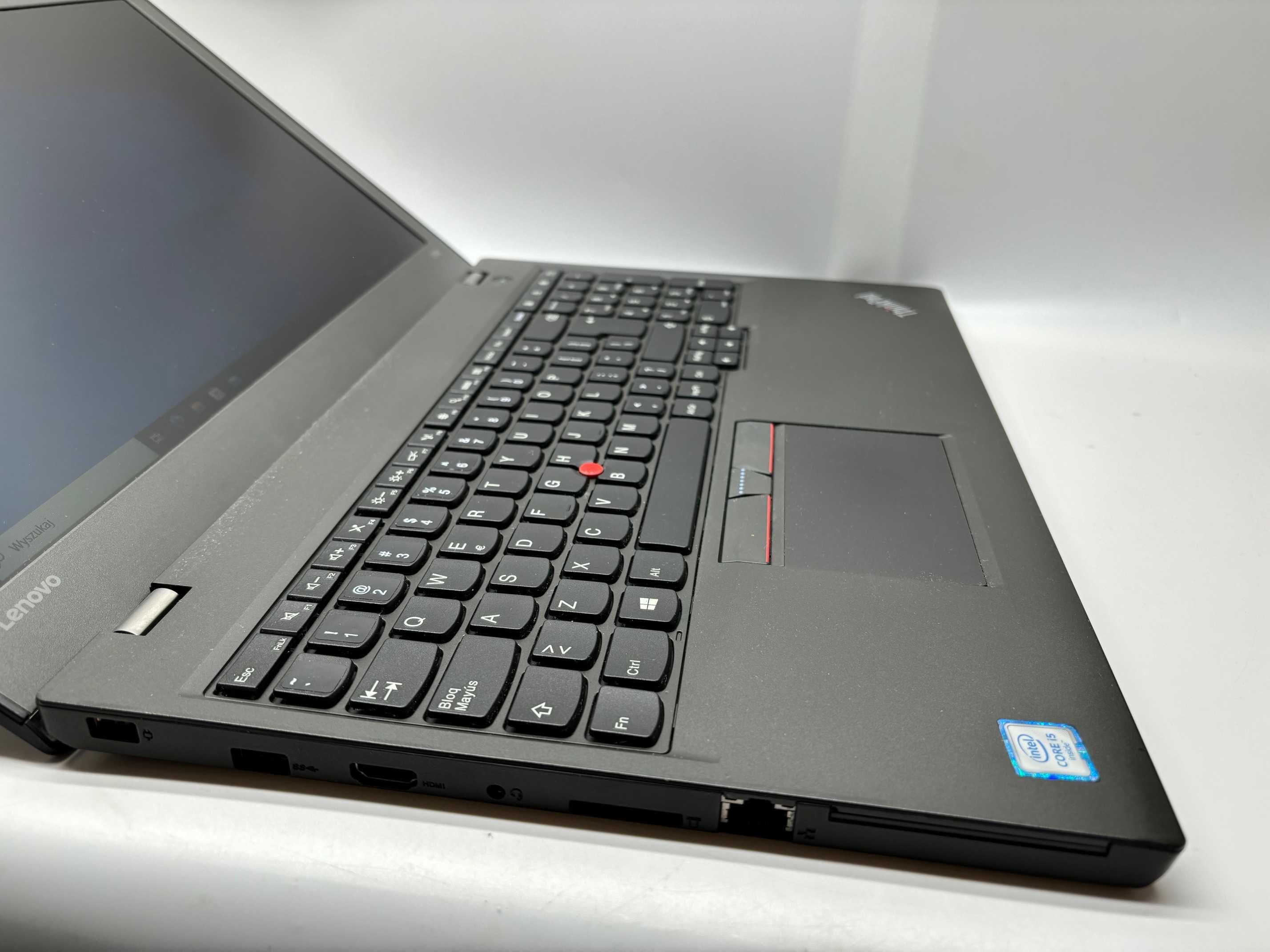 LAPTOP Lenovo T560 Intel i5-6300U 8GB 256GB SSD HD kam GW A4