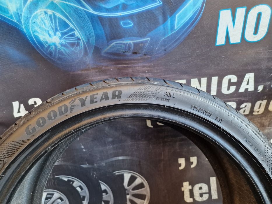 Opony letnie 225/40/19 Pirelli i Goodyear Komplet 7mm 20/21