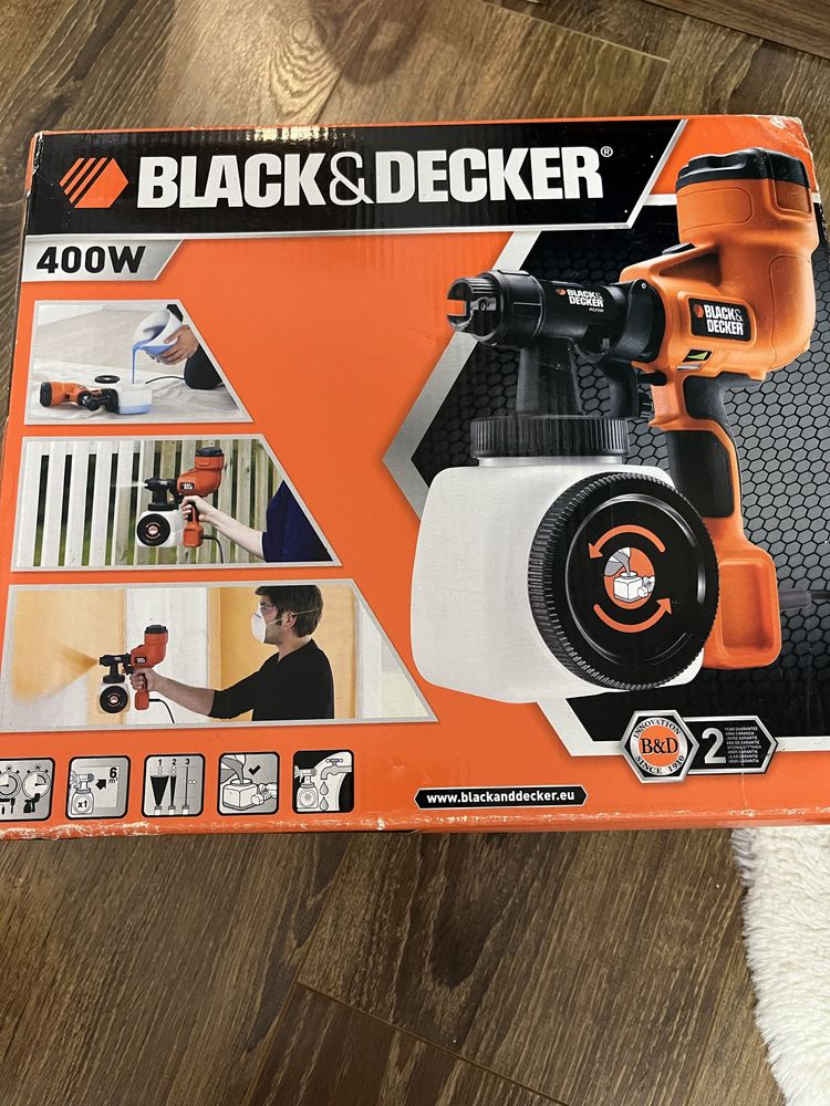 Фарборозпилювач Black+Decker HVLP200