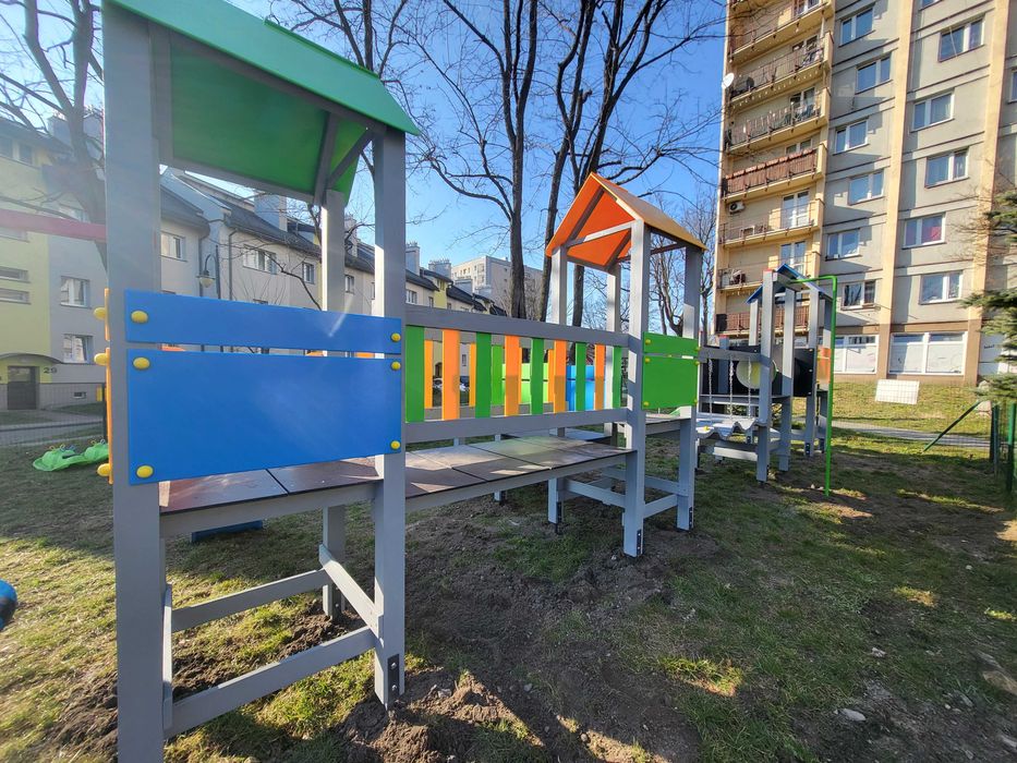 Plac zabaw z certyfikatem zestaw zabawowy na plac zabaw "Gwarek"